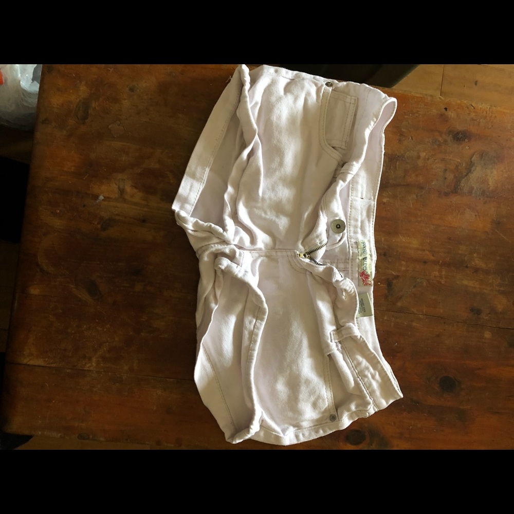 White short shorts